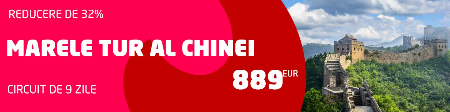 Marele tur al Chinei - Circuit transport avion