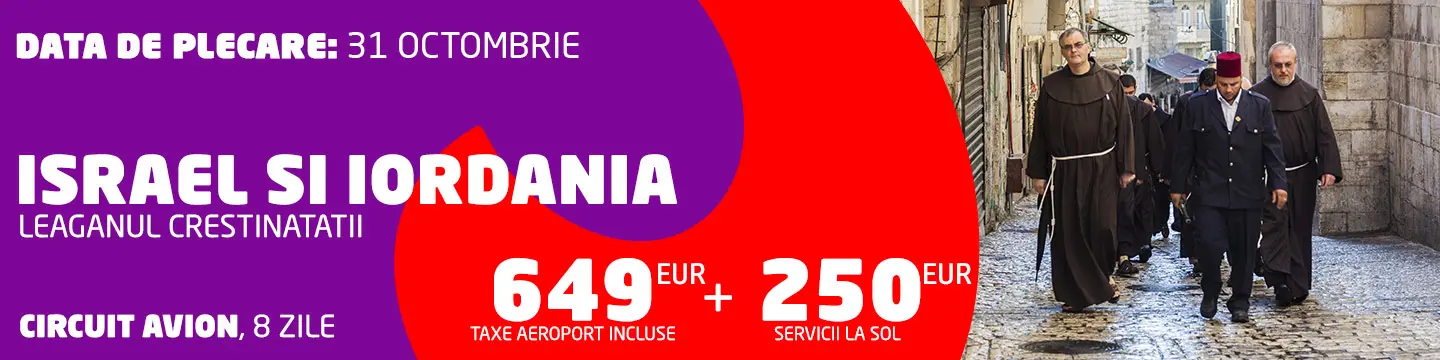 Oferta Circuit Avion 2019 - Israel si Iordania - Leaganul crestinatatii