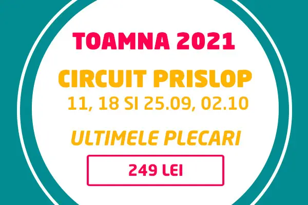 Toamna 2021 - Circuit Prislop - Ultimele plecari - 249 Lei