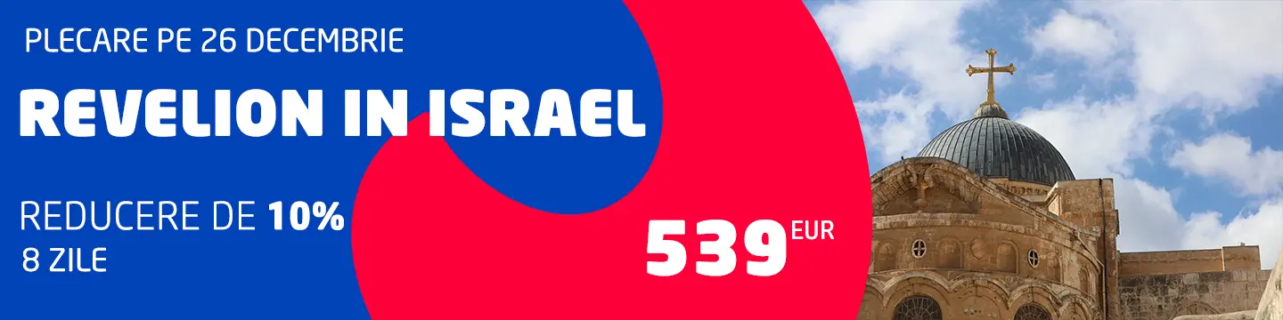 Revelion Israel 2020 - Circuit transport avion